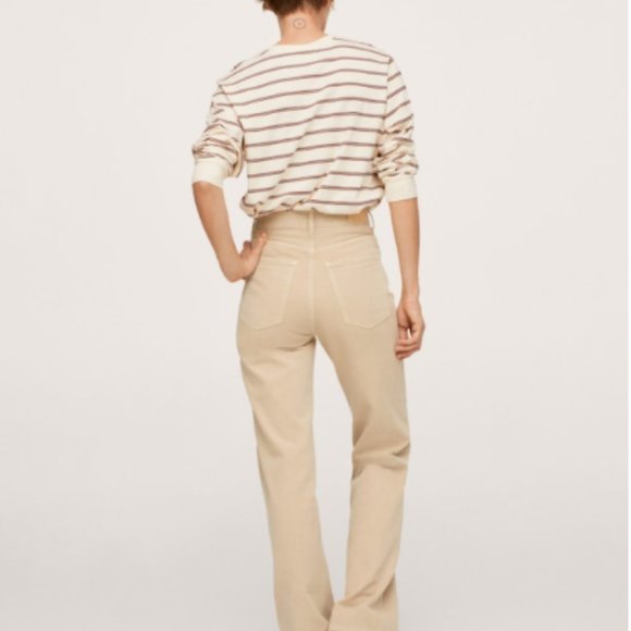 Mango - High Waist Straight Jeans - Grey & Black - New w/ tags - Picture 3 of 9